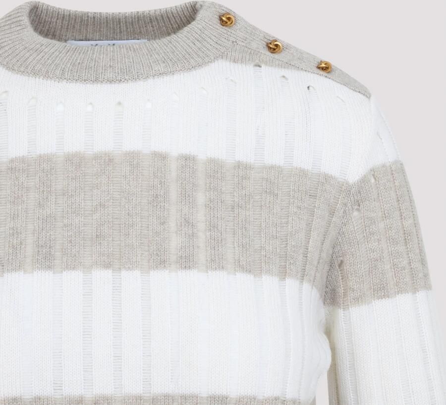 Weekend Max Mara Gebreide pullover met ronde hals model 'GHIACCI' - Foto 4