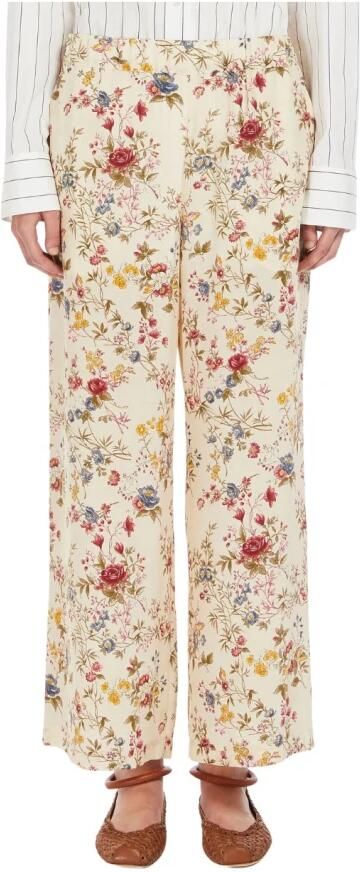 Weekend Max Mara Stoffen broek met all-over motief model 'GRADARA'
