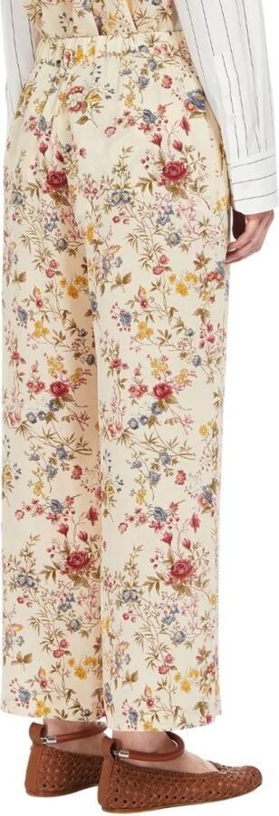 Weekend Max Mara Stoffen broek met all-over motief model 'GRADARA' - Foto 2