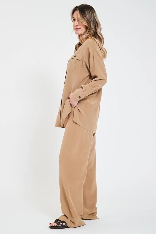 Max Mara Panfilo Blouse Brown Dames - Foto 4