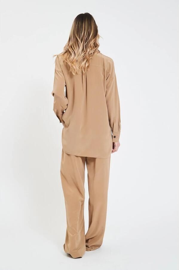 Max Mara Panfilo Blouse Brown Dames - Foto 5