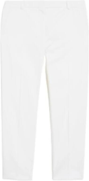 Weekend Max Mara Slim fit stoffen broek met riemlussen model 'CECCO' - Foto 4