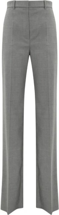 Max Mara Studio Straight fit stoffen broek van scheerwolmix - Foto 6