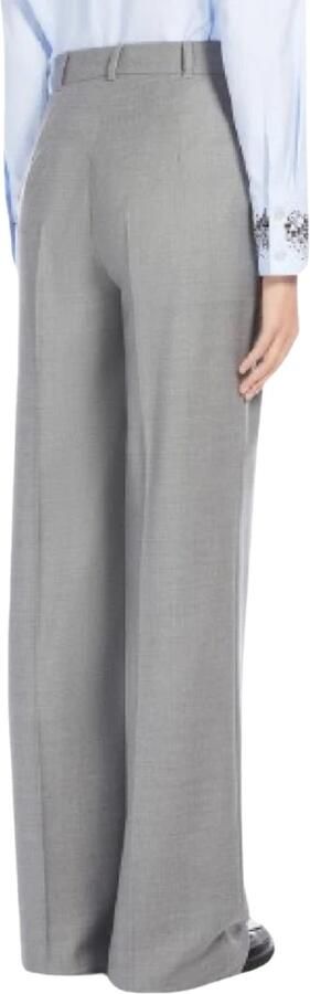 Max Mara Studio Straight fit stoffen broek van scheerwolmix - Foto 3