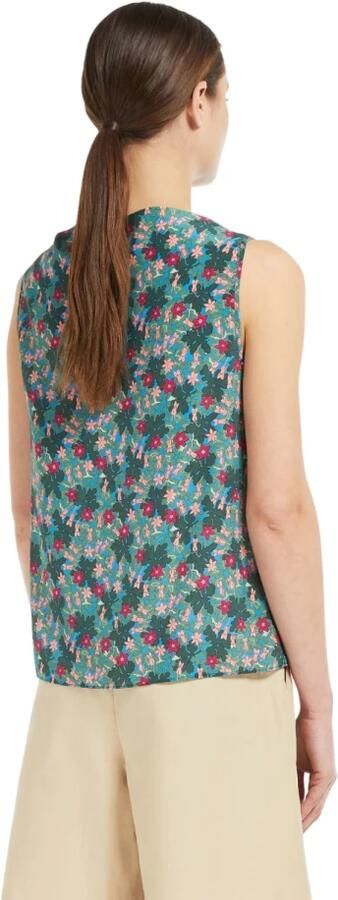 Weekend Max Mara Zijden blouse met bloemenprint model 'TEMPRA'