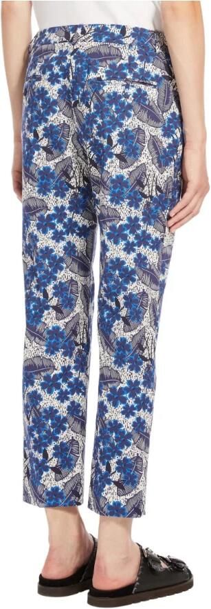 Weekend Max Mara Stretch fit broek met bloemenprint model 'RAVELLO'