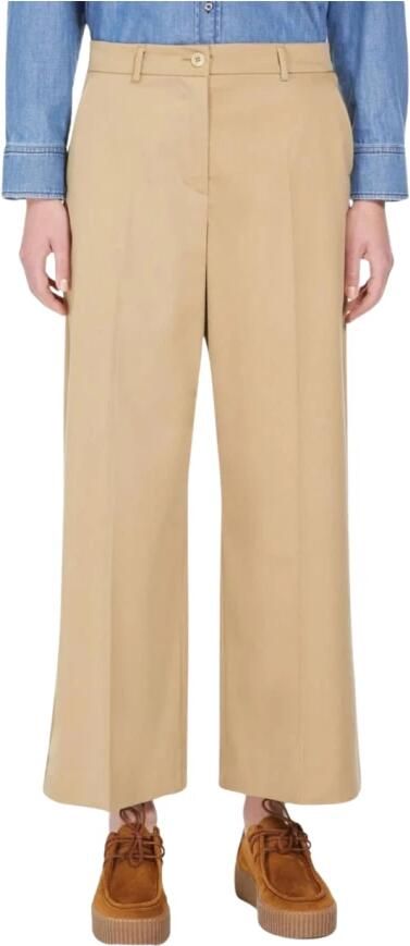 Weekend Max Mara Wide leg broek met steekzakken opzij model 'URIAL'