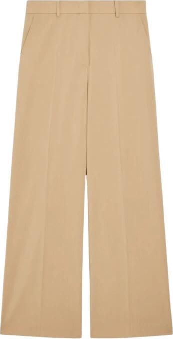 Weekend Max Mara Wide leg linnen broek met persplooien model 'MALIZIA' - Foto 2