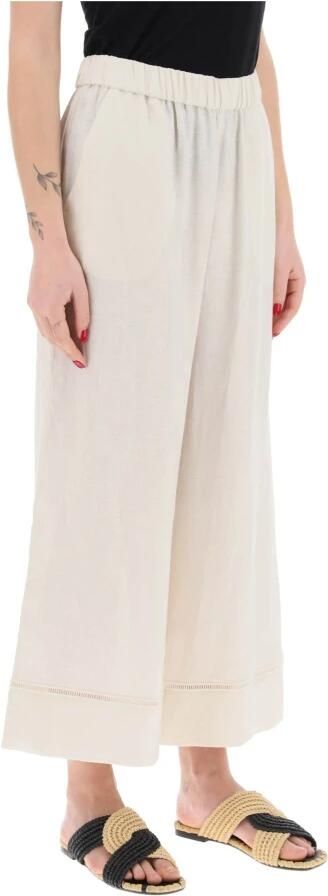 MaxMara Leisure Broek van linnen model 'BRAMA'