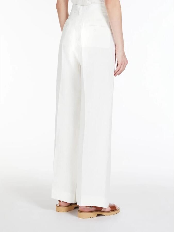 Weekend Max Mara Flared cut stoffen broek met ceintuurlussen model 'ZIRCONE' - Foto 3