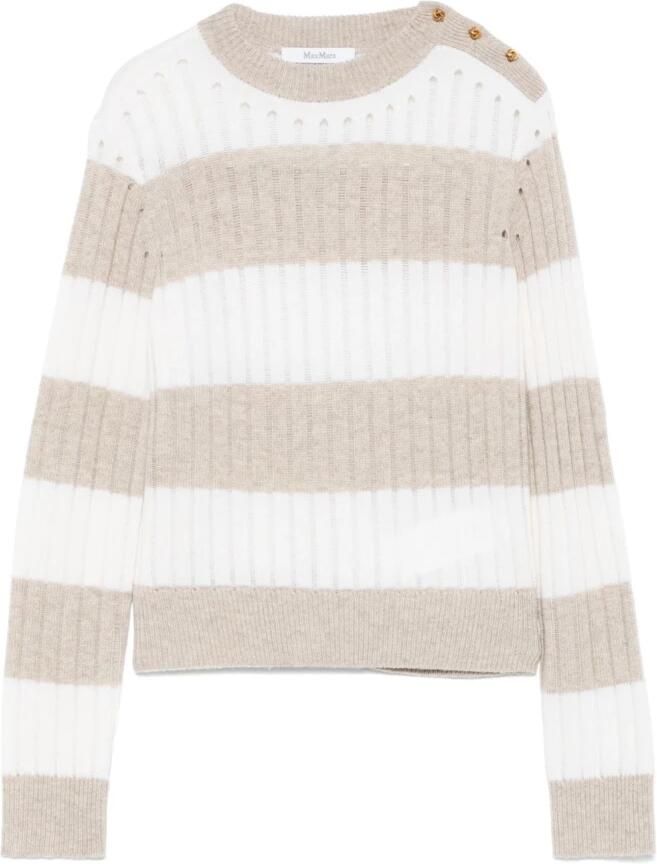 Weekend Max Mara Gebreide pullover met ronde hals model 'GHIACCI' - Foto 10