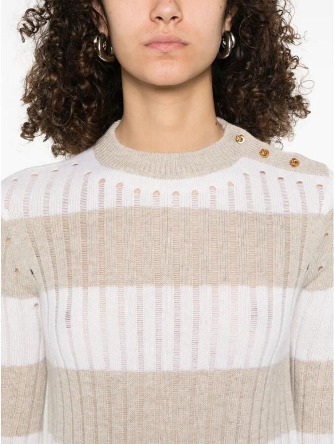Weekend Max Mara Gebreide pullover met ronde hals model 'GHIACCI' - Foto 5