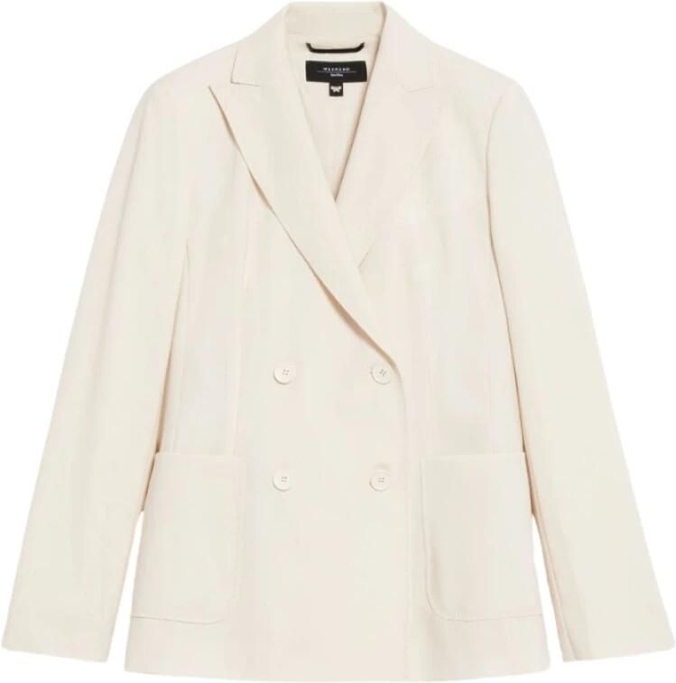 Weekend Max Mara Blazer van scheerwol met reverskraag model 'NERVOSO' - Foto 3