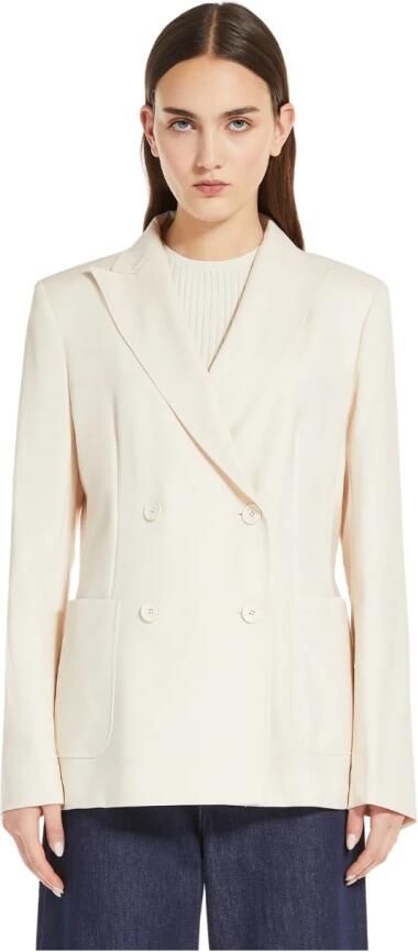 Weekend Max Mara Blazer van scheerwol met reverskraag model 'NERVOSO'