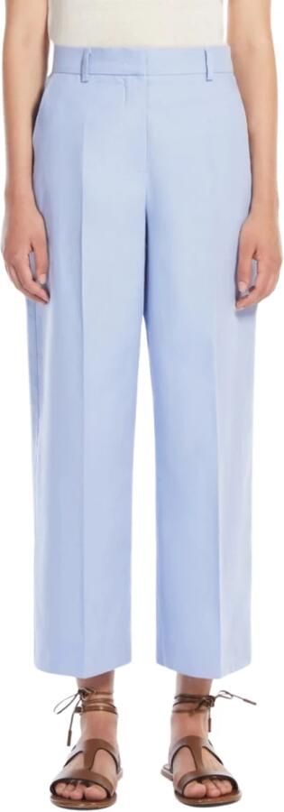 Weekend Max Mara Flared wollen broek met persplooien model 'VISIVO'