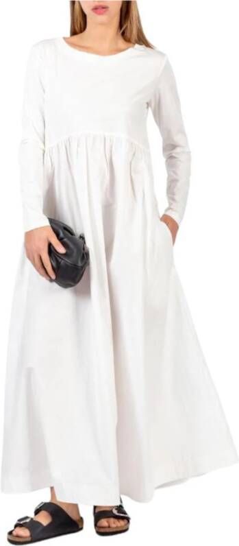 Max Mara Maxi Dress Wit Dames