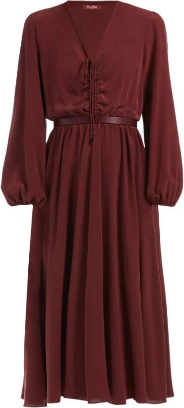 Max Mara Maxi jurk Rood Dames