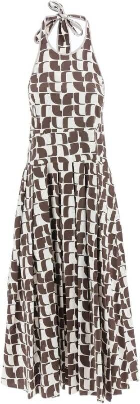 Max Mara Maxi -jurken Bruin Dames