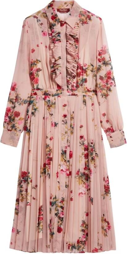 Max Mara Midi Dress Roze Dames