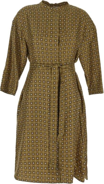 Max Mara Midi Dresses Bruin Dames