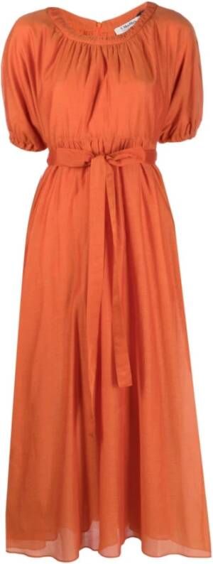 Max Mara Midi Dresses Oranje Dames