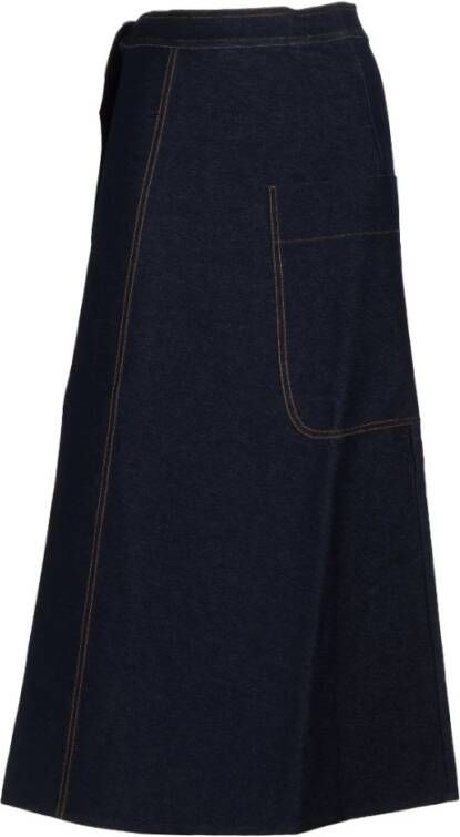 Max Mara Midi Skirts Blauw Dames