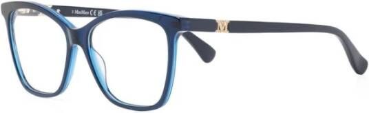 Max Mara Blauw Optisch Montuur veelzijdig en stijlvol Blue Dames