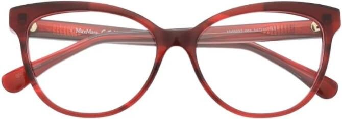 Max Mara Rode Optische Bril voor Vrouwen Red Dames