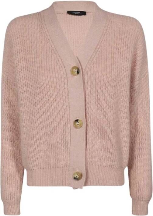 Max Mara Mohair Cardigan Roze Dames