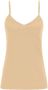 Max Mara Mouwloze Top Beige Dames - Thumbnail 1