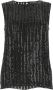 Max Mara Pailletten Tank Trolla Zwart Dames - Thumbnail 1