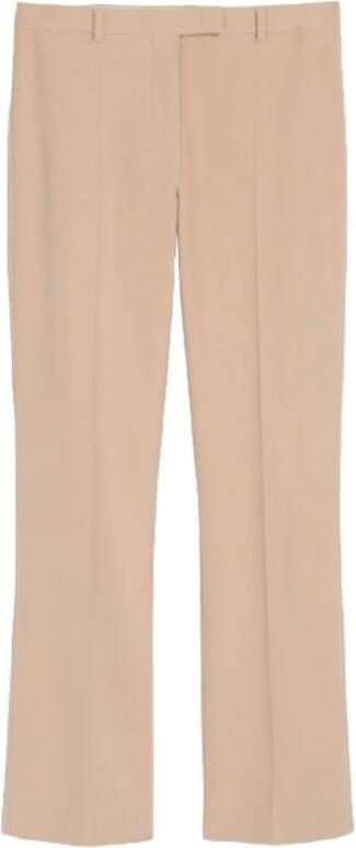 Max Mara Rechte Pijp Broek Beige Dames