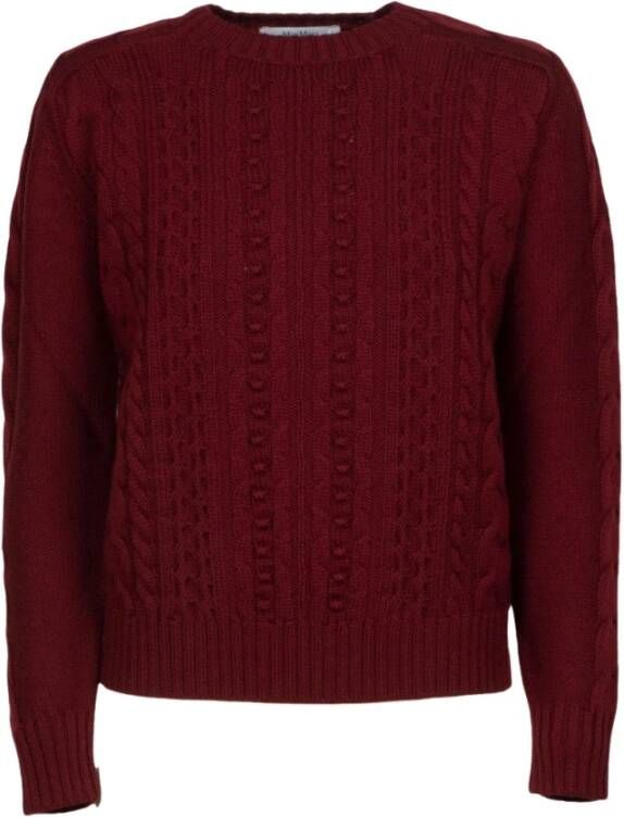 Max Mara Round-neck Knitwear Rood Dames
