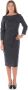 Max Mara Rugloze Jurk Grijs Dames - Thumbnail 1