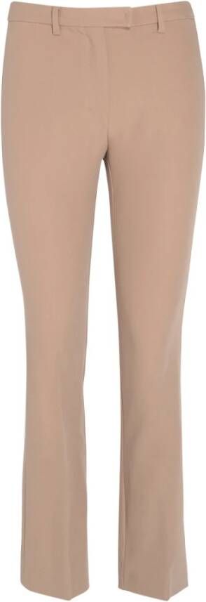 Max Mara Sabbia Straight Broek voor Dames Bruin Dames