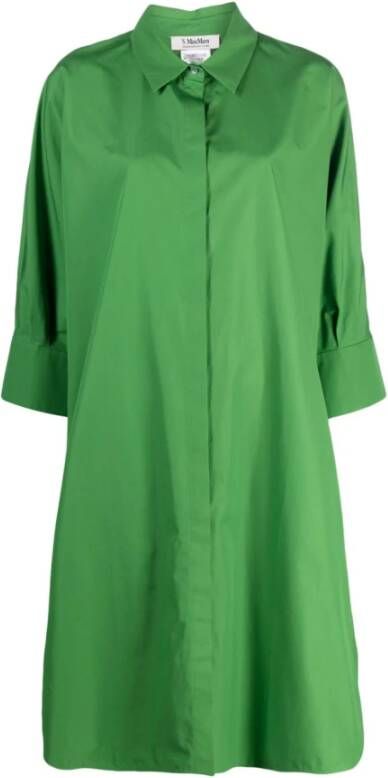 Max Mara Shirt Dresses Groen Dames