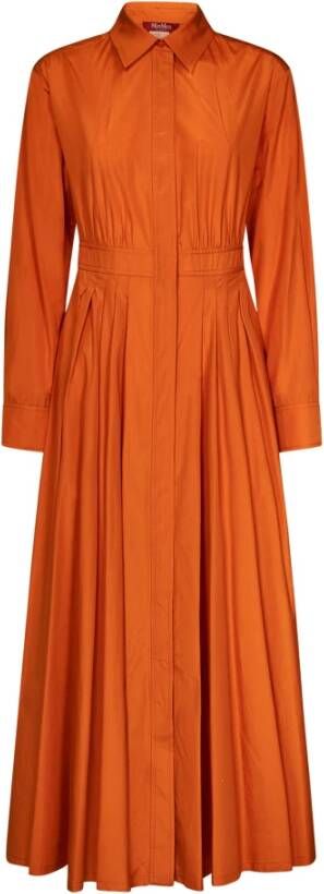 Max Mara Shirt Dresses Oranje Dames