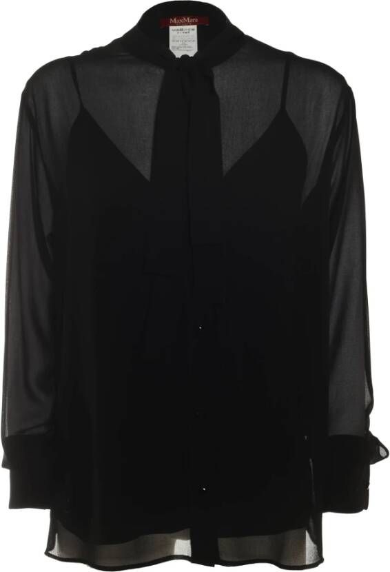 Max Mara Shirts Zwart Dames