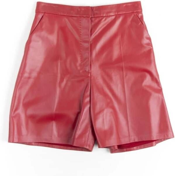 Max Mara Short Shorts Rood Dames