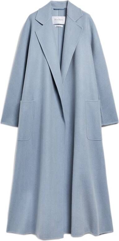 Max Mara Single-Breasted Coats Blauw Dames