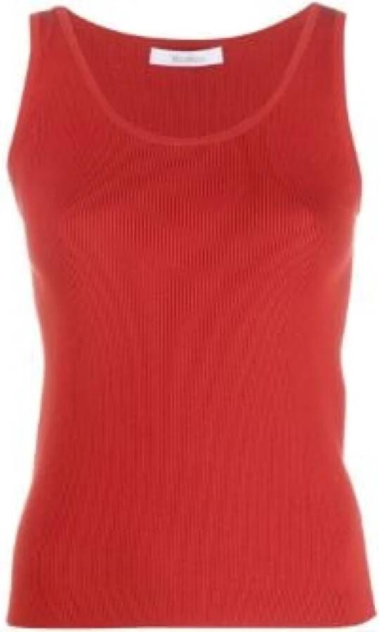 Max Mara Sleeveless Tops Rood Dames