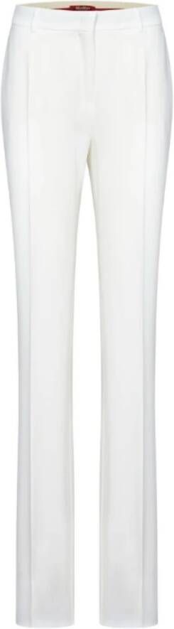 Max Mara Slim-fit broek Wit Dames