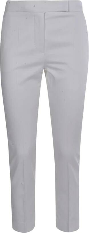 Max Mara Slim-fit broek Wit Dames