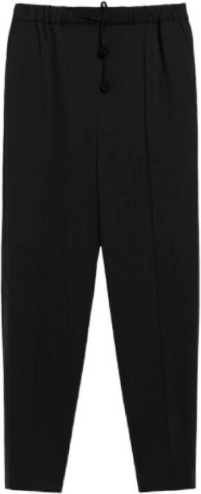Max Mara Slim-fit Trousers Black Dames