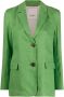 Max Mara Sofia Groene Linnen Blazer Groen Dames - Thumbnail 1