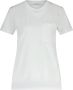 Max Mara Stijlvol T-shirt met geborduurd borstzakje White Dames - Thumbnail 1