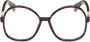 Max Mara Bruine Optische Monturen Dames Accessoires Brown Dames - Thumbnail 1