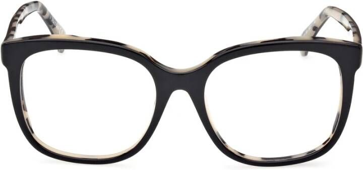 Max Mara Stijlvolle Brillenmonturen Zwart Dames