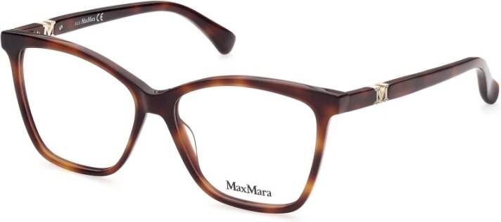 Max Mara Stijlvolle brilmonturen voor vrouwen Brown Dames