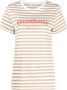 Max Mara Stijlvolle T-shirt met korte mouwen en elastische hals White Dames - Thumbnail 1